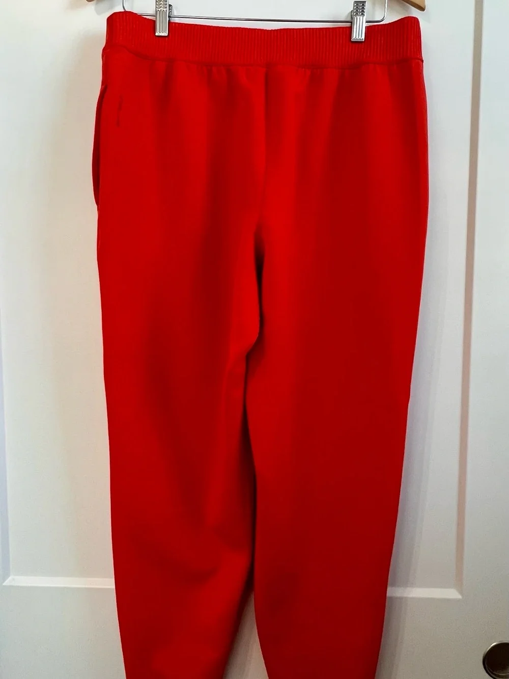 Nike Red High-Rise Track Joggers